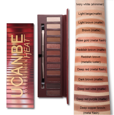 Paleta de Sombras Molten Rock - Tonos Nude, Shimmer y Ahumados - Image 3