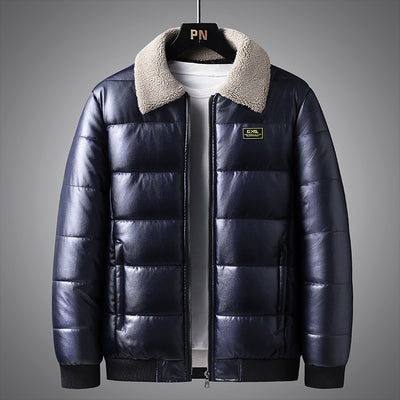 Chaqueta de Invierno para Hombre con Cuello Solapa Acolchada - Image 5