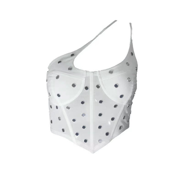 Corsé Camiseta Sexy con Escote Profundo