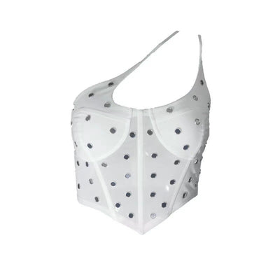 Corsé Camiseta Sexy con Escote Profundo