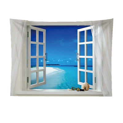 Tela de Fondo con Ventana Falsa y Paisaje 3D - Image 9