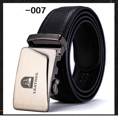 Cinturón de Cuero Ejecutivo para Hombre con Hebilla Automática de Dos Capas - Image 16