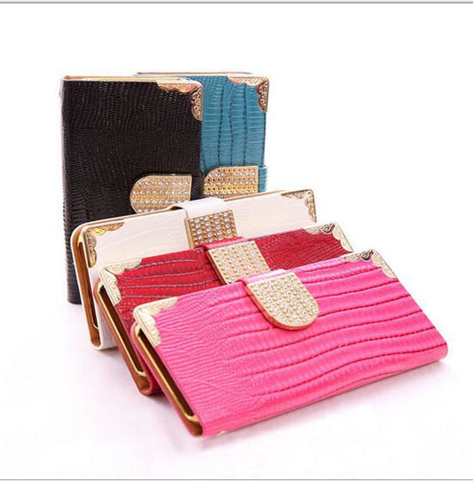 Cartera Protectora 5G Diamond con Funda de Cuero para iPhone 5S - Image 2