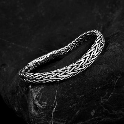 Pulsera de Plata 925 Tejida a Mano - Diseño Fashion - Image 6