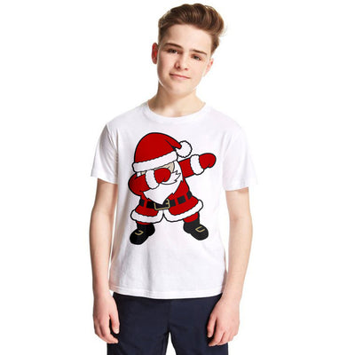 Playera Navideña Infantil con Diseño de Caricatura