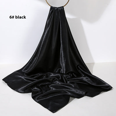 Pañuelo de Seda Artificial 90cm Satinado Brillante - Elegancia Pura - Image 9