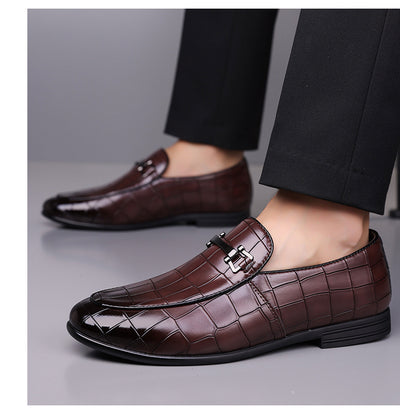 Zapatos de Cuero Ligeros Talla Grande Estilo Cuadros Lujo Premium - Image 29