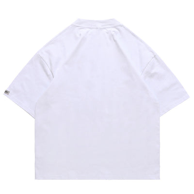 Camiseta Unisex Suelta con Estampado Gráfico Creativo - Estilo Casual Urbano - Image 13