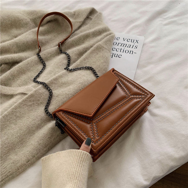 Bolso Bandolera con Remaches para Mujer
