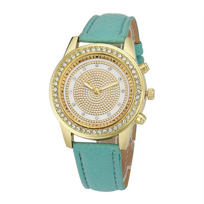Reloj Pulsera de Cristal Geneva para Mujer - Acero Inoxidable Cuarzo - Image 4