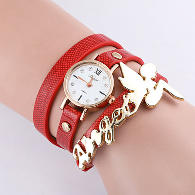 Reloj de Cuarzo para Mujer con Dije Ángel Personalizable - Image 16