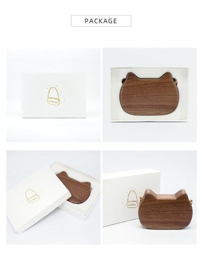 Bolso Bandolera de Madera Personalizado Trendy Log Creative - Image 12