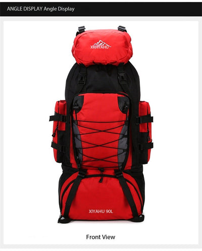 Mochila de Senderismo 90L XIYAHU - Resistente al Agua para Trekking y Camping - Image 38