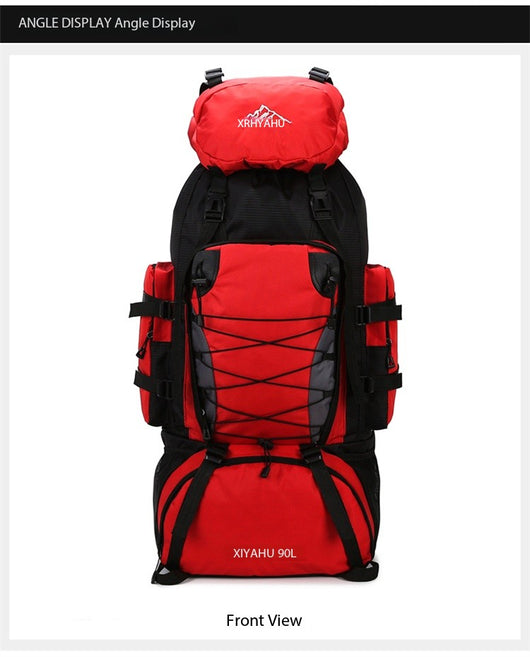 Mochila de Senderismo 90L XIYAHU - Resistente al Agua para Trekking y Camping - Image 38