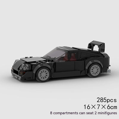 Auto de Carreras Bloques de Construcción Micro MOC Puzzle Tecnológico DIY - Image 5