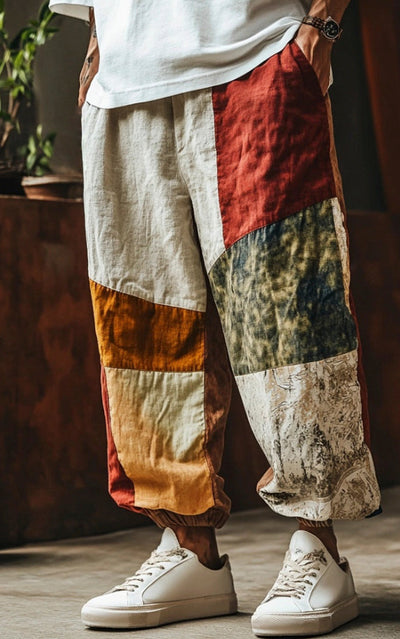 Pantalones Hombre Estampado 3D Corte Recto Oversize - Image 5
