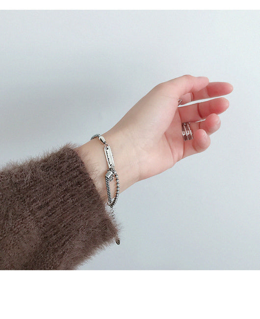 Pulsera de Cadena Cuadrada con Borla Made Square - Image 14