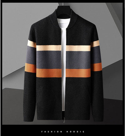 Cardigan Tejido para Hombre - Abrigo Versátil Primavera y Otoño - Image 12