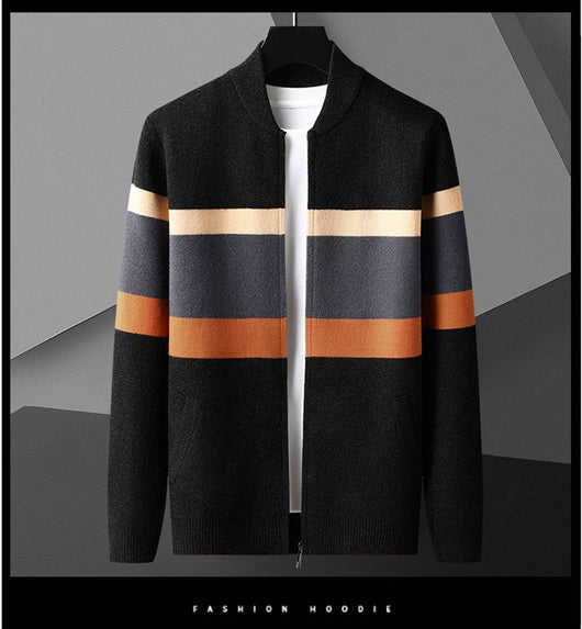 Cardigan Tejido para Hombre - Abrigo Versátil Primavera y Otoño - Image 12