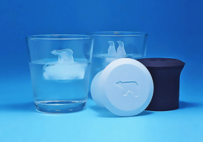 Moldes de Hielo con Formas de Pingüino y Oso Polar
