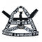 Hollow letter elastic band White L
