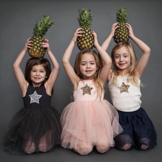 Vestido Princesa con Estrella Brillante