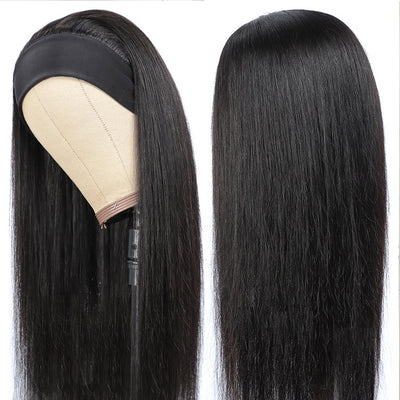 Peluca de Cabello Natural con Banda Frontal