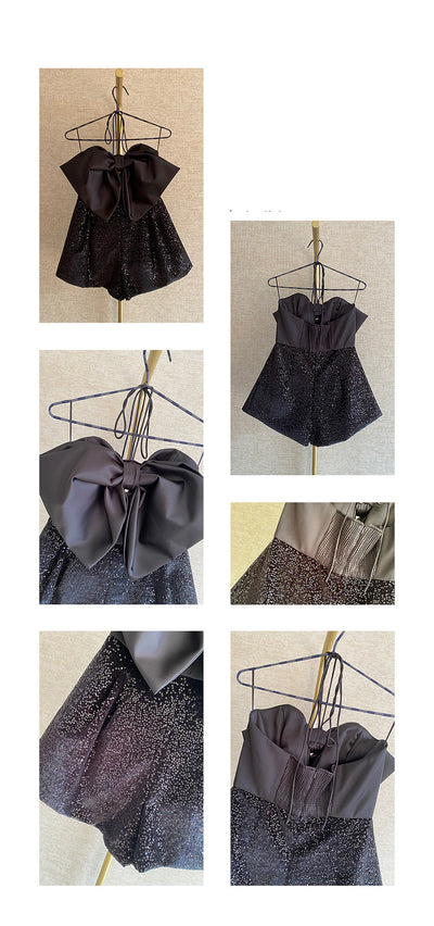 Enterizo Negro de Cintura Alta para Mujer - Diseño Exclusivo - Image 6