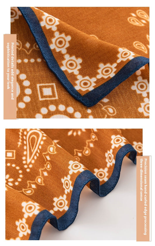 Pañuelo de Seda Emulada 70cm - Accesorio de Moda Versátil - Image 24