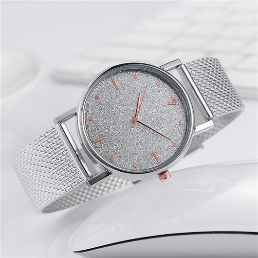 Reloj de Pulsera Elegante para Mujer con Malla de Silicona - Image 8