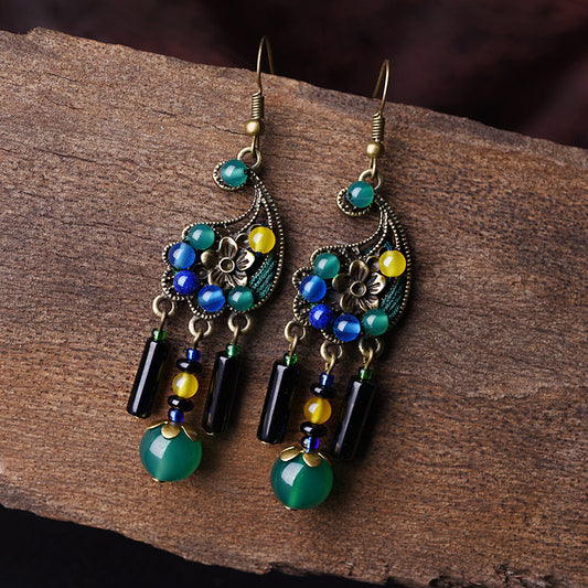 Aretes de Ágata de Cashew