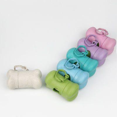 Recogedor de Desechos para Mascotas con Dispensador de Bolsas de Paja de Trigo - Image 3