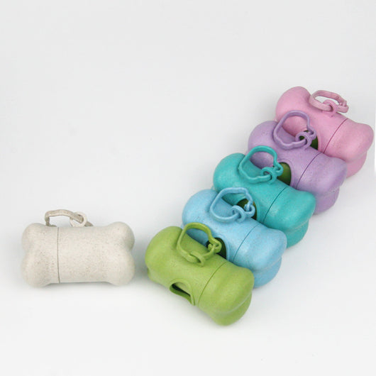 Recogedor de Desechos para Mascotas con Dispensador de Bolsas de Paja de Trigo - Image 3