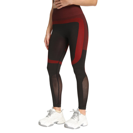 Traje de Yoga Levantador de Caderas sin Costuras con Diseño Hueco