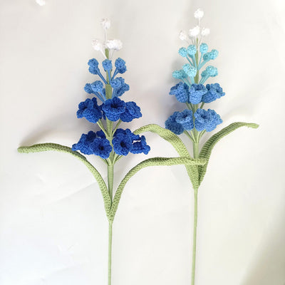 Ramo de Jacinto de Uva Tejido a Mano - Flores Artificiales Acabadas - Image 3
