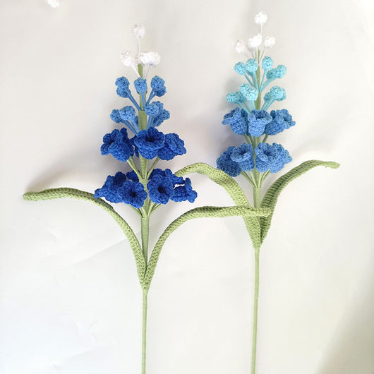 Ramo de Jacinto de Uva Tejido a Mano - Flores Artificiales Acabadas - Image 3
