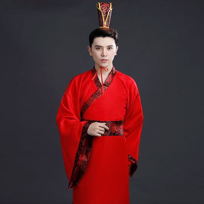 Traje Tang Primavera Otoño - Ropa Tradicional China para Hombre - Image 4