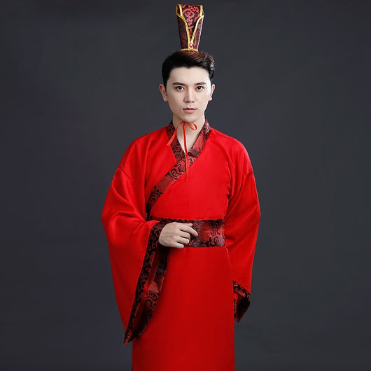 Traje Tang Primavera Otoño - Ropa Tradicional China para Hombre - Image 4