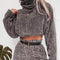 Suéter Cuello Alto en Cashmere Tejido