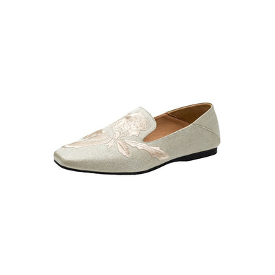 Zapatos Planos Bordados de Corte Bajo con Suela Suave para Mujer - Image 16