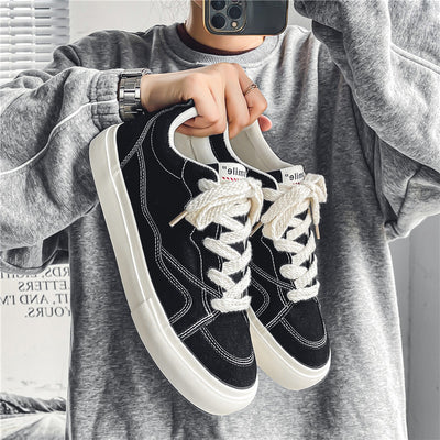 Zapatos de Lona para Hombre Transpirables Versátiles Tenis Casuales - Image 5