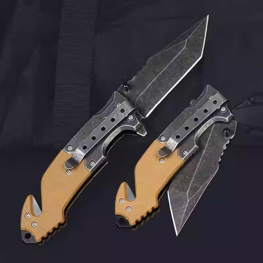 Cuchillo de Acero Manganeso para Defensa Personal y Supervivencia - Image 3
