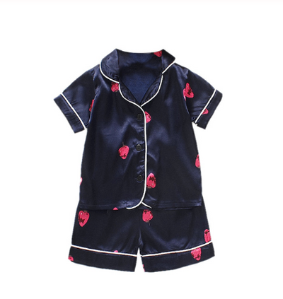 Pijama de Manga Larga Color Sólido para Otoño