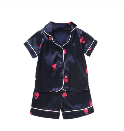 Pijama de Manga Larga Color Sólido para Otoño