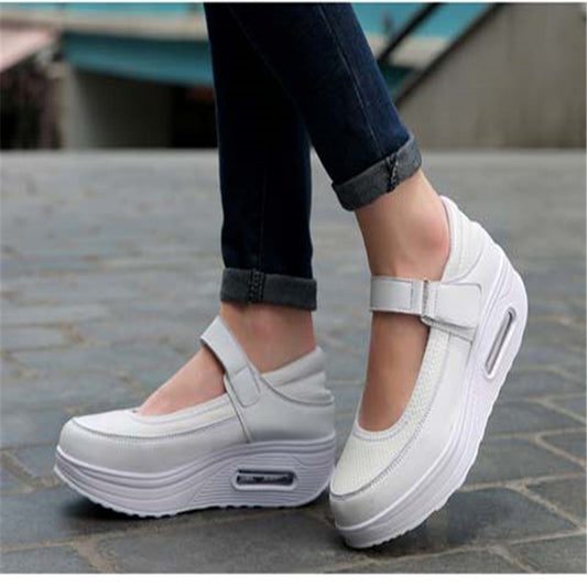 Zapatos de plataforma con suela suave y cómoda - Image 2