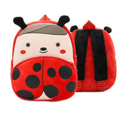Mochila Escolar Infantil Arcoíris con Diseño Cartoon y Material Suave Peluche - Image 26