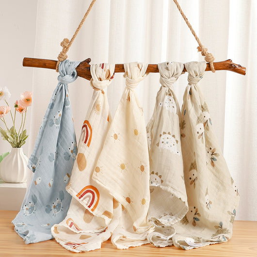 Pañuelo Absorbente de Gasa de Algodón Kangobaby para Bebé - Image 3