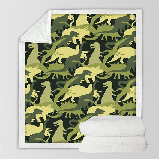 Manta Infantil de Algodón Suave Dinosaurios Jurásico Dibujos Animados para Niños y Niñas - Image 7