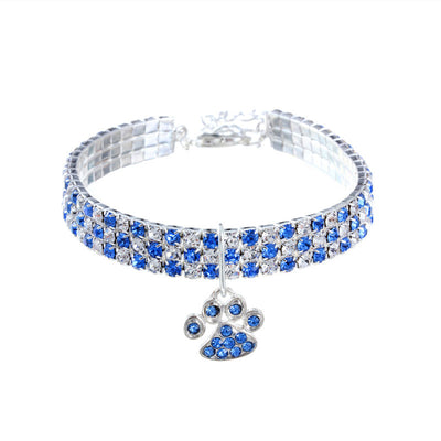 Collar Estirable de Diamante Multicolor para Gatos y Perros - Image 4