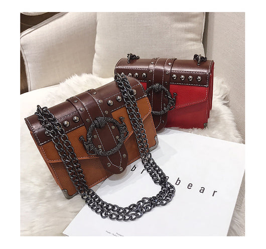 Bolso de Hombro Vintage con Tachuelas - Image 10